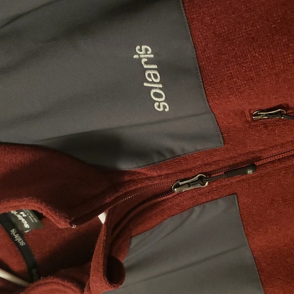 Maroon Solaris Zip-Up Jacket - Picture 2 of 6